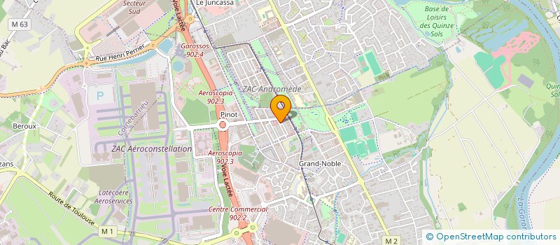 localisation de l'entreprise MONSIEUR KAMAL NESSAR  BLAGNAC