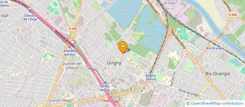 localisation de l'entreprise MONSIEUR KAMAL OUAZZINE  GRIGNY