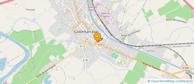 localisation de l'entreprise MONSIEUR KAMAL OUCHEN à CASTELSARRASIN