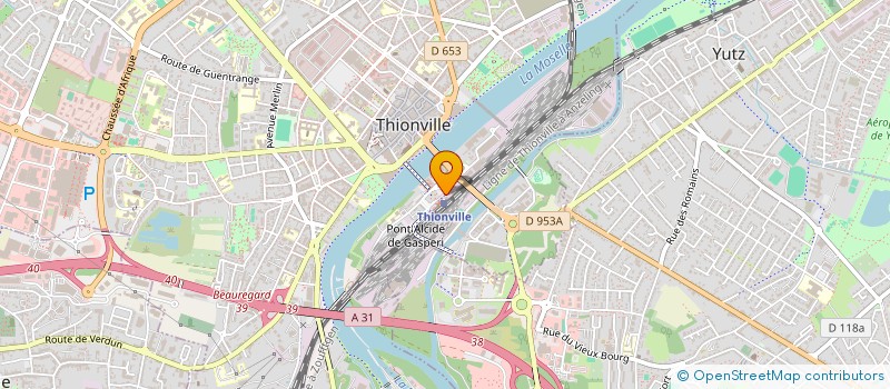 localisation de l'entreprise MONSIEUR KAMAL OUHARROU  THIONVILLE