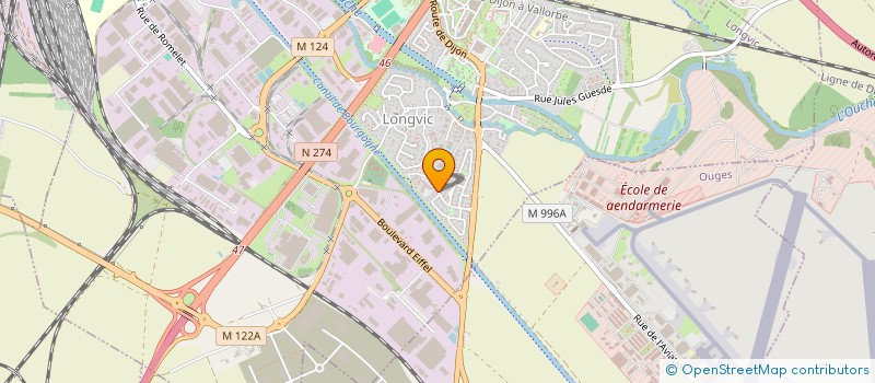 localisation de l'entreprise MONSIEUR KAMAL OURRIHANE  LONGVIC