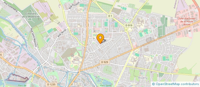 localisation de l'entreprise MONSIEUR KAMAL OUTMANI  AMIENS