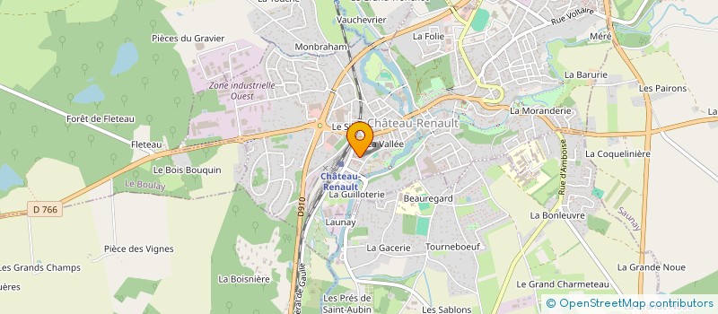 localisation de l'entreprise MONSIEUR KAMAL QACHA  CHATEAU-RENAULT