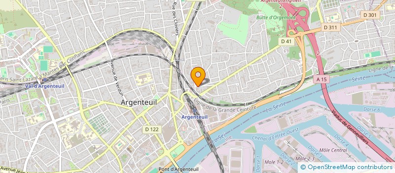 localisation de l'entreprise MONSIEUR KAMAL RADOUANE  ARGENTEUIL