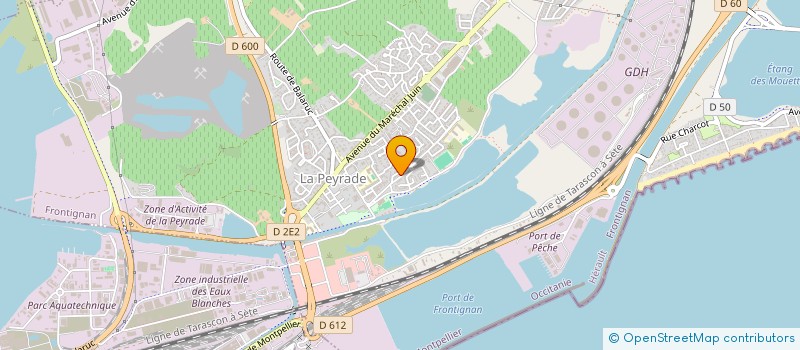 localisation de l'entreprise MONSIEUR KAMAL RAHOUTI à FRONTIGNAN