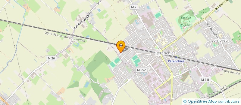 localisation de l'entreprise MONSIEUR KAMAL RHOUAT  PERENCHIES