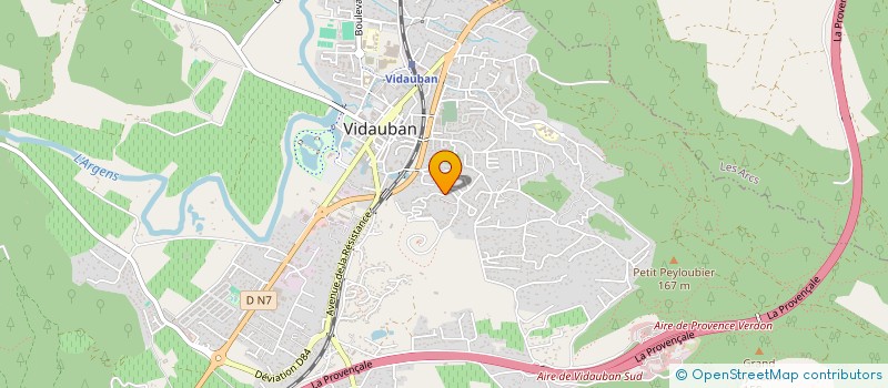localisation de l'entreprise MONSIEUR KAMAL SAAD HELLAL à VIDAUBAN