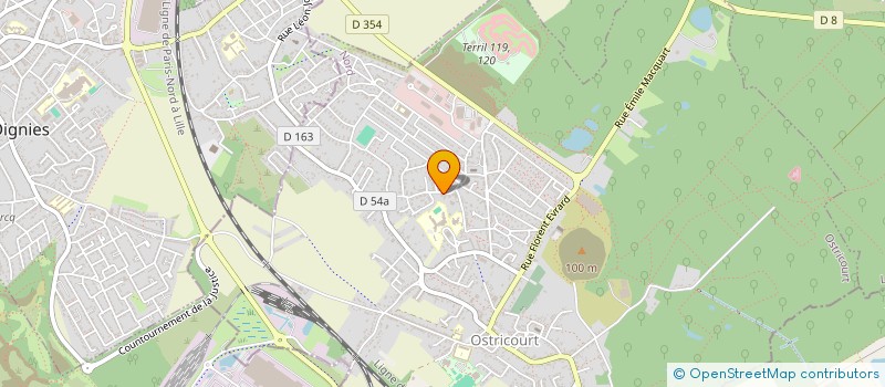 localisation de l'entreprise MONSIEUR KAMAL SAID  OSTRICOURT