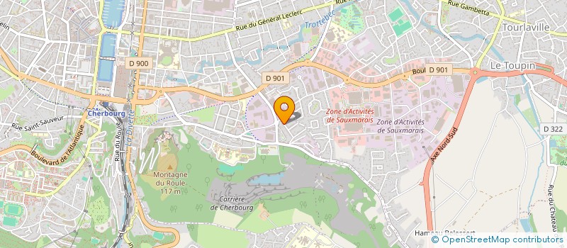 localisation de l'entreprise MONSIEUR KAMAL SAID JOBARA  CHERBOURG-EN-COTENTIN