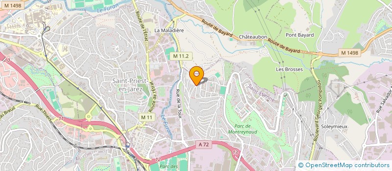 localisation de l'entreprise MONSIEUR KAMAL SAIDI  SAINT-ETIENNE