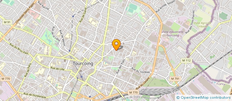 localisation de l'entreprise MONSIEUR KAMAL SAOUTI  TOURCOING