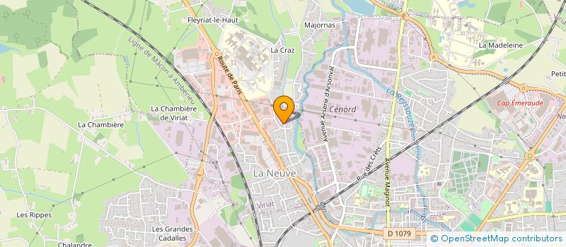 localisation de l'entreprise MONSIEUR KAMAL SETTAOUT  VIRIAT