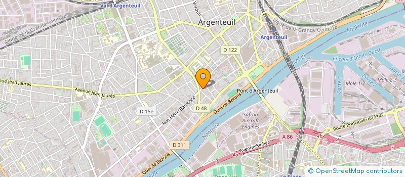 localisation de l'entreprise MONSIEUR KAMAL SIDDIG  ARGENTEUIL