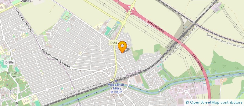 localisation de l'entreprise MONSIEUR KAMAL SLIMANI  MITRY-MORY