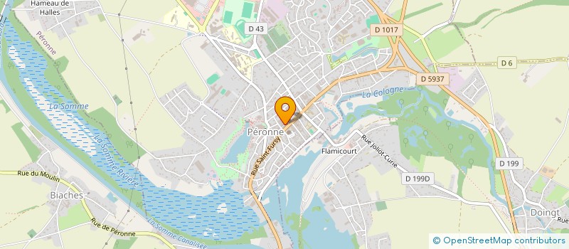 localisation de l'entreprise MONSIEUR KAMAL THINI  PERONNE