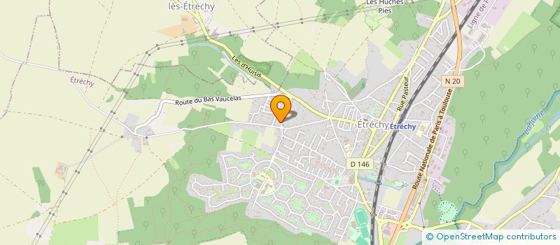 localisation de l'entreprise MONSIEUR KAMAL TISSIR  ETRECHY