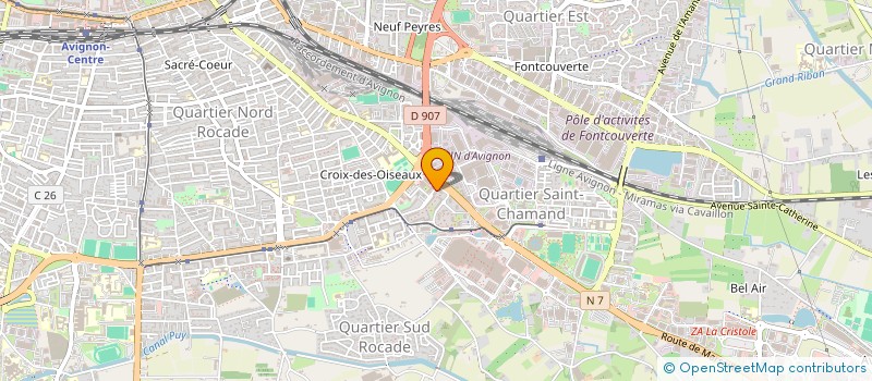 localisation de l'entreprise MONSIEUR KAMAL TOUIL  AVIGNON