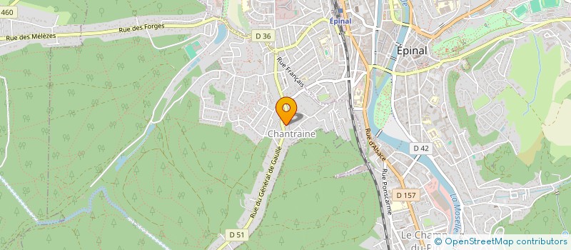 localisation de l'entreprise MONSIEUR KAMAL YAHIAOUI  EPINAL