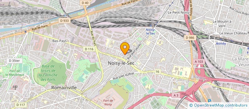 localisation de l'entreprise MONSIEUR KAMAL YAHIAOUI à NOISY-LE-SEC