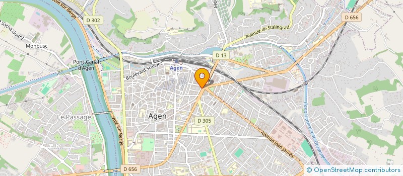 localisation de l'entreprise MONSIEUR KAMAL YAHYA  AGEN