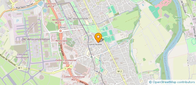 localisation de l'entreprise MONSIEUR KAMAL ZAIDOUHI  BLAGNAC