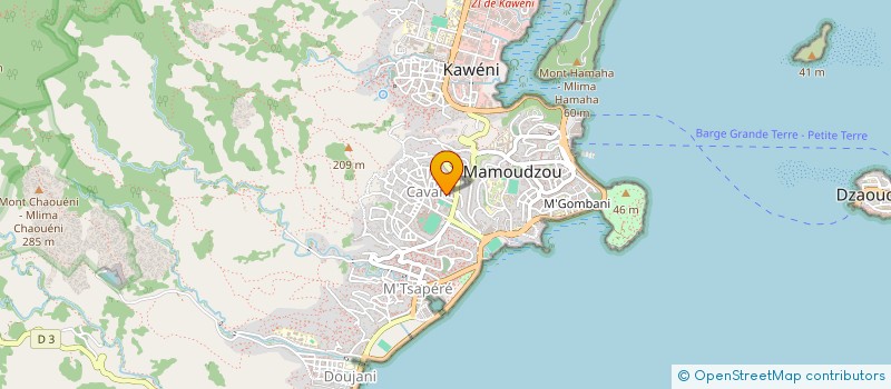 localisation de l'entreprise MONSIEUR KAMALDINE RAMADANI à MAMOUDZOU