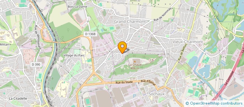 localisation de l'entreprise MONSIEUR KAMALEDIN BADR  GRAND-CHARMONT