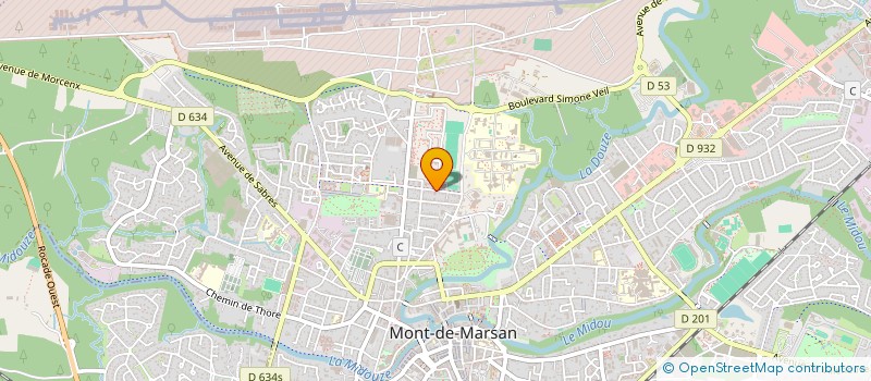 localisation de l'entreprise MONSIEUR KAMALUDDIN OMARZAI  MONT-DE-MARSAN