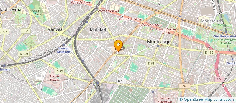 localisation de l'entreprise MONSIEUR KAMALUDIN ALIZAI  MONTROUGE