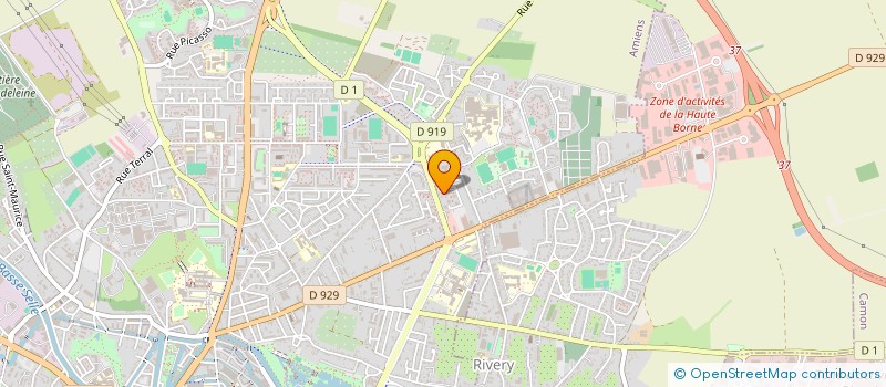 localisation de l'entreprise MONSIEUR KAMALUDIN SHAIQ  AMIENS