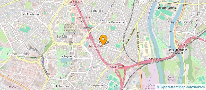 localisation de l'entreprise MONSIEUR KAMARDINE MALIDE  TOULOUSE
