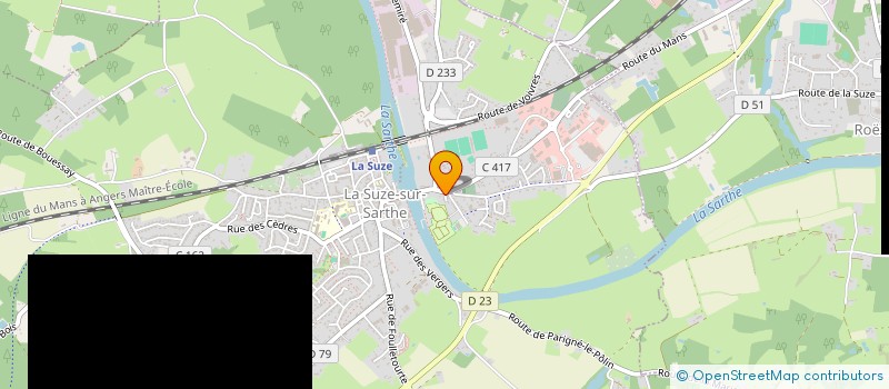 localisation de l'entreprise MONSIEUR KAMARDINE MAOULIDA  LA SUZE-SUR-SARTHE