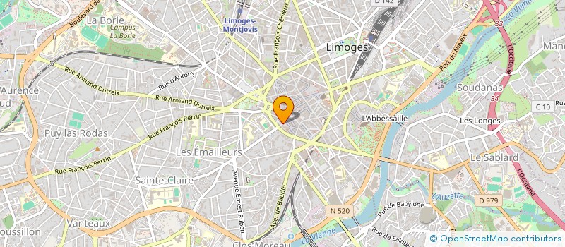 localisation de l'entreprise MONSIEUR KAMARDINE SALIM à LIMOGES