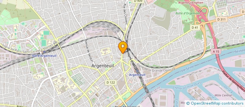 localisation de l'entreprise MONSIEUR KAMBAKHSH MOSHGELAN à ARGENTEUIL