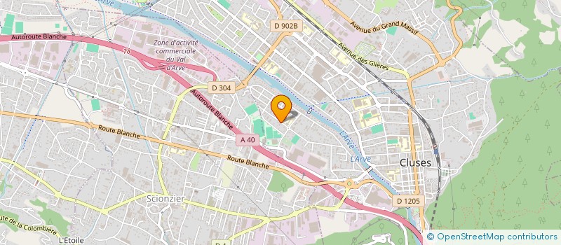 localisation de l'entreprise MONSIEUR KAMBER ARSLAN  CLUSES