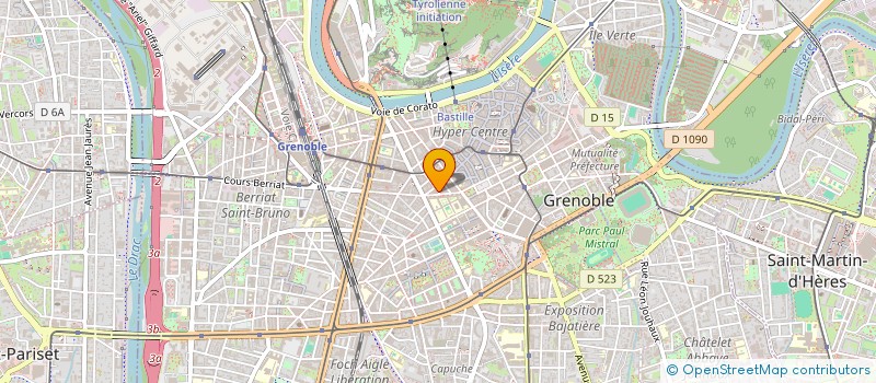 localisation de l'entreprise MONSIEUR KAMBER CAVUS  GRENOBLE