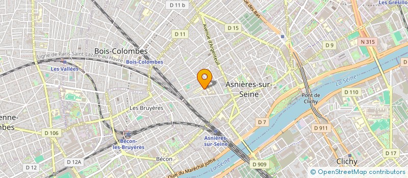 localisation de l'entreprise MONSIEUR KAMEL ABDERAHIM KOUAS à ASNIERES-SUR-SEINE