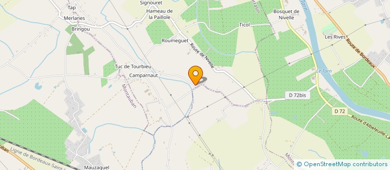 localisation de l'entreprise MONSIEUR KAMEL ABDESLAME  ALBEFEUILLE-LAGARDE