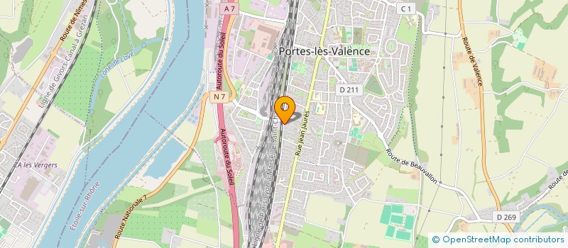 localisation de l'entreprise MONSIEUR KAMEL ABDOUNE à PORTES-LES-VALENCE