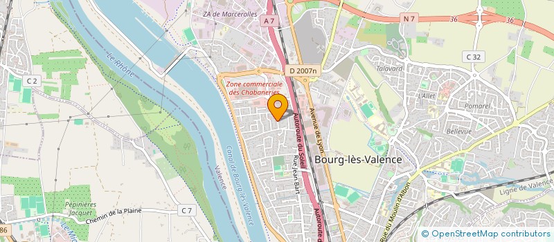 localisation de l'entreprise MONSIEUR KAMEL ABIDI  BOURG-LES-VALENCE