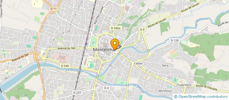 localisation de l'entreprise MONSIEUR KAMEL ABJIJ à MONTELIMAR