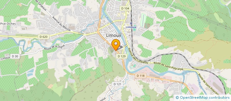 localisation de l'entreprise MONSIEUR KAMEL ACHEUX à LIMOUX