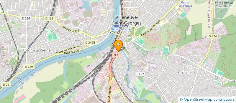 localisation de l'entreprise MONSIEUR KAMEL AHDJOUDJ à VILLENEUVE-SAINT-GEORGES