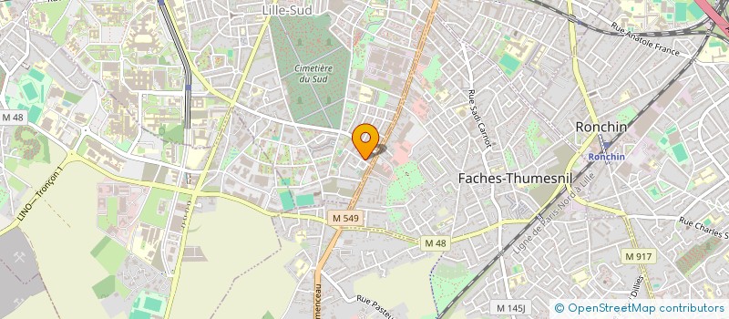 localisation de l'entreprise MONSIEUR KAMEL AHSAYAN à LILLE
