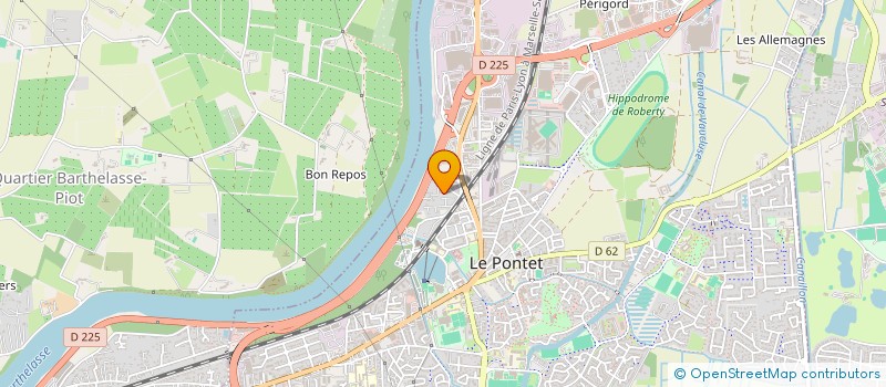 localisation de l'entreprise MONSIEUR KAMEL AISSAOUI  LE PONTET