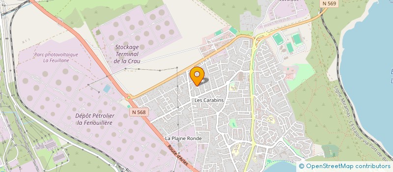 localisation de l'entreprise MONSIEUR KAMEL AISSAT  FOS-SUR-MER