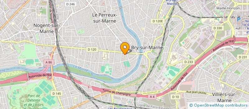 localisation de l'entreprise MONSIEUR KAMEL AIT ADDA  LE PERREUX-SUR-MARNE