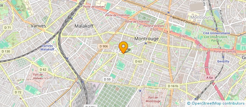 localisation de l'entreprise MONSIEUR KAMEL AIT OUCHEGGOU à MONTROUGE