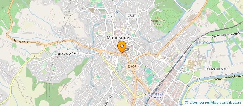 localisation de l'entreprise MONSIEUR KAMEL AJROUD à MANOSQUE