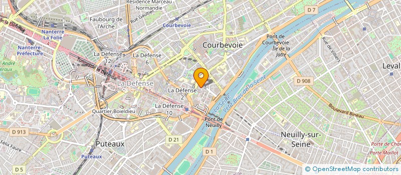localisation de l'entreprise MONSIEUR KAMEL ALMARACHE à COURBEVOIE